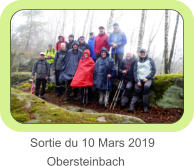 Sortie du 10 Mars 2019      Obersteinbach